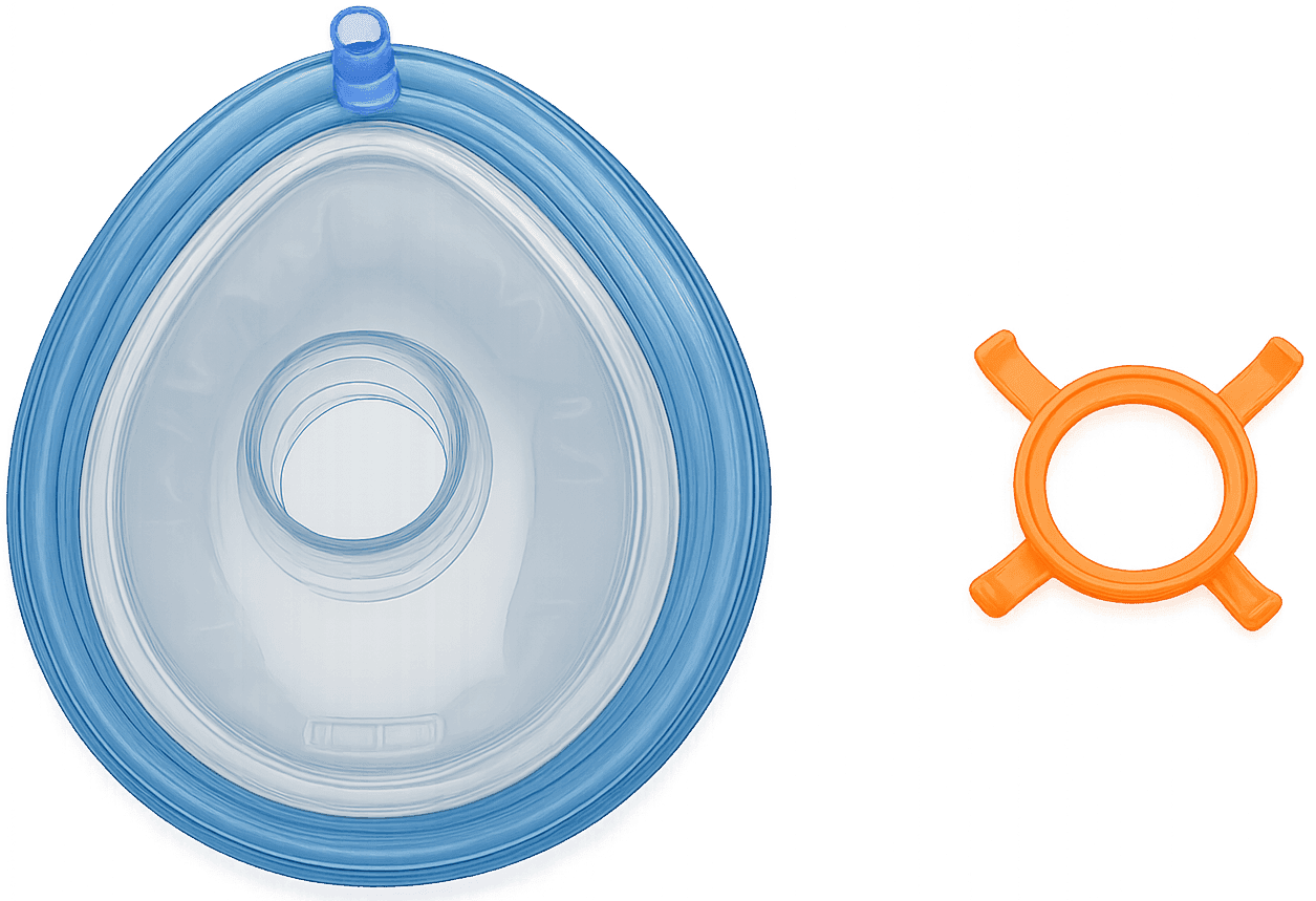 Анестезіологічна маска Aria mask ( neonatan- 1 ) KM-326